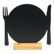 Plate Chalkboard x 6