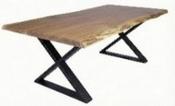Nature X Live Edge Oak Dining Table | Custom Made Wooden Dining Table Ireland image