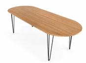 Oval Solid Oak Dining Table | Custom Made Wooden Dining Table Ireland image