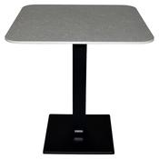 Fermob Capuccino High Table 80 × 80 cm – Basalt Base, Seashell Top image
