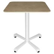 Fermob Sydney Bistro Table 70 × 70 cm – Cotton White Base, Stone Effect Top image