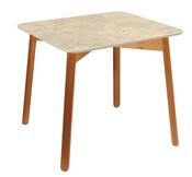 GORDES Dining Table 80 × 80 cm Teak image