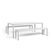 Nardi Aluminum Rio Table &amp; Bench Set image