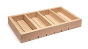 Madeira wooden cutlery container image