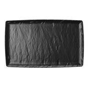 Melamine Platter Rock, Black, GN 1/3, 176x325mm image