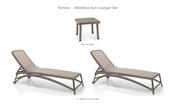 Nardi Atlantico Sun Lounger Set - 2 Atlantico Sun Loungers + Rodi Low Table image