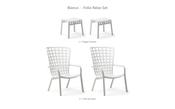 Nardi Folio Relax Set - 2 Folio Armchairs + 2 Poggio Footrests image