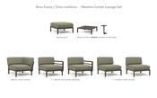 Nardi Maximo Corner Lounge Set - Corner Sofa (5 Modules) + Pouf + Tavolino 80 + Tavolino 33 image