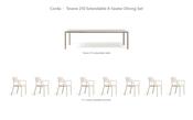 Nardi Tevere 210 Extendable 8-Seater Dining Set - Tevere 210 Table + 8 Cassia Armchairs image