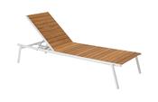 Pilotis V. Teak Sunlounger image