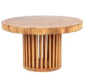 Oval Nature Arcade Live Edge Round Oak Coffee Table | All-Wood Ireland image