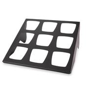 Skiatos Black Buffet display for 9 bowls, 333 x375 x 120 mm
