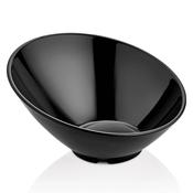 Slanted bowl made of melamine, black, 233x(h)125mm image