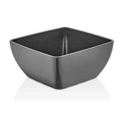 Square Melamine Bowl 190×190×90mm – Graphite (Fine Dine Melamina) image