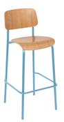 Studie Oak Bar Chair H75 image