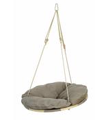Swing Nest Taupe – Premium Wooden Hanging Chair image