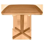 Vlaemynck Lodge Teak Dining Table 70 × 70 cm