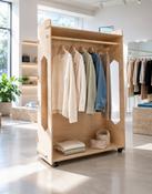 Apparel Rack with Wheels image