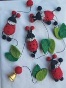 Felt Ladybird Ceiling Hanging