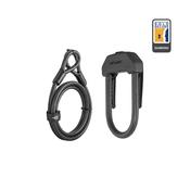 HIPLOK - DX PLUS - D-LOCK WITH 2 METRE CABLE