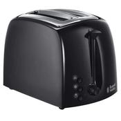 Russell Hobbs Textures Black 2 Slice Toaster