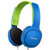 Philips Kids Wired Headphones | Blue | SHK2000BL image