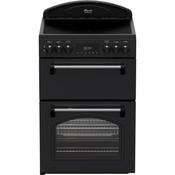 CLB60ECK  LEISURE 60CM ELECTRIC RANGE STYLE COOKER WITH TWO OVENS - BLACK
