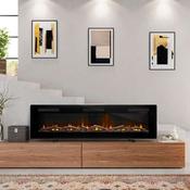 Dimplex Sierra 60" Wall/Built-In Linear Electric Fireplace – DVF1500-UK