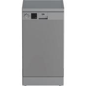 Beko 10 Place Setting Freestanding Dishwasher - Silver | DVS04020S image