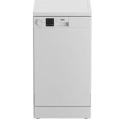 Beko 10 Place Setting Freestanding Dishwasher - Silver | DVS04020W image
