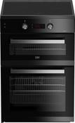 Beko 60cm Double Oven Electric Cooker | BDI6C55 image