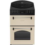 CLB60ECC  LEISURE 60CM ELECTRIC RANGE STYLE COOKER WITH TWO OVENS - CREAM
