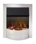 Dimplex Portree Chrome Optiflame Inset 3D Electric Fire | Chrome image