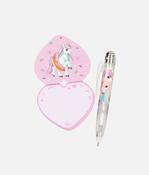 Ylvi Stationery Set, Unicorn Notepad &amp; Pen Gift Set - 0013378