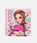 TOPModel Kitty Creative Activity Book with Stickers, 92 Pages - 0014213 image