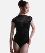 Rudi Floral Short Sleeve Ballet Leotard - 12703W image