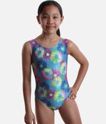 Girls Tank Sleeve Gymnastics Leotard with Salty Squad Vibe - 27822 (SEA) image