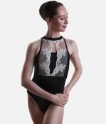 Francesca Sleeveless Dance Leotard with Lace Front and Open Back - 31705 image
