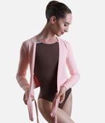 Long-sleeved Crossover for Ballet &amp; Pilates, Dance Warm-Up Essential - 6643