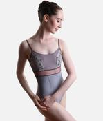 Luxury Camisole Ballet Leotard with Low Back Design - BRIGID CL Vapore image