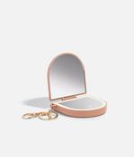 Terracotta Compact Mirror with LED Light – Travel-Size image