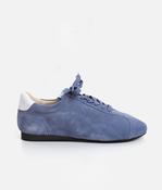 LOWERS Blue Leather Dance Trainers, Indoor &amp; Outdoor image