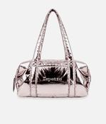 Large Metallic Ballet Bag, Lightweight Pink Duffle - B0233NB