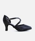 BL124 - Elegant Dance Shoes for Practice &amp; Social with Slim Heel, Cross Straps image
