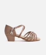 MAMBO Leather Latin Dance Shoes, Beginner Low Heel Dance Shoes - BL301 image