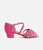 BL300 MAMBO - Girls Juvenile Latin Dance Shoes, Low Heel Competition Shoe image