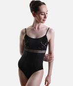 Black Ballet Leotard with Premium Stretch Fabric - BRIGID CL Nero image