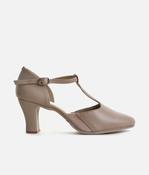 CH57 - T-Strap Character Shoes, 2.5" Heel, Suede Sole &amp; Cushioned Suppor image