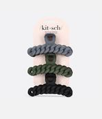 Eco-Friendly CHAIN CLAW CLIPS 3pc Set - Strong Hold for Dance, Workouts &amp; Daily Wear