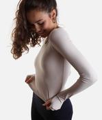 Long Sleeve CALL ME BABY TOP with Thumbholes, Buttery-Soft Feel